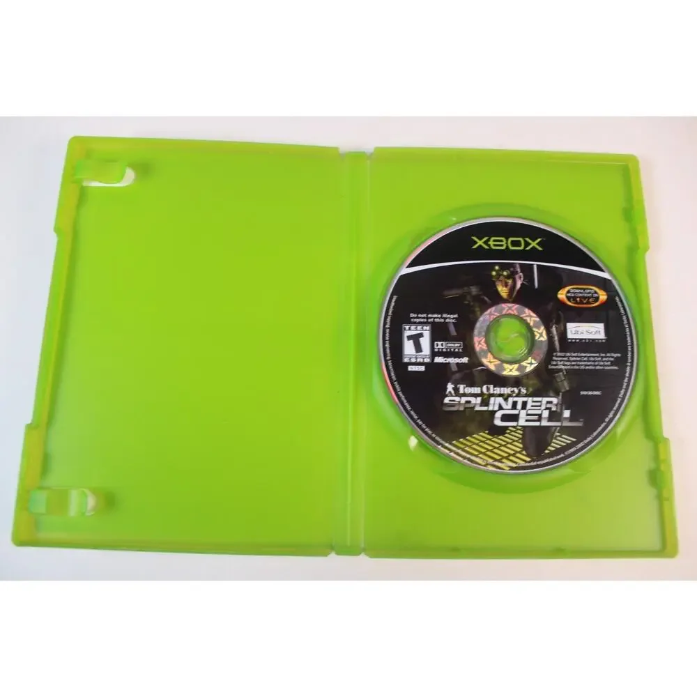 Tom Clancy's Splinter Cell (Microsoft Xbox, 2002) Authentic, tested/works